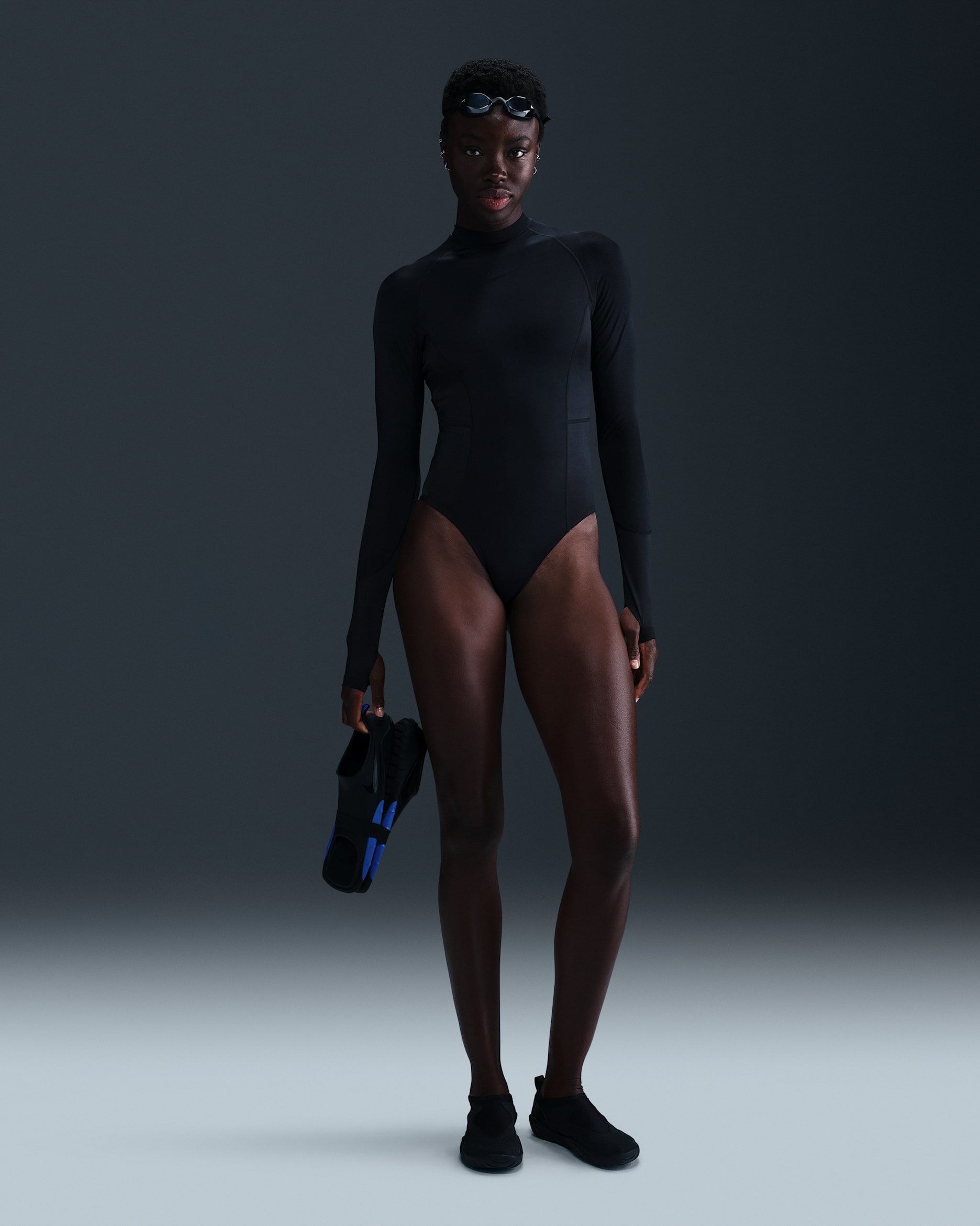 エイチナオト　ウイング　羽　プリント　タンクトップ　ロング　ブラック　エンジェル Nike Swim Hydralock Fusion Women's Long-Sleeve One-Piece. Nike NL